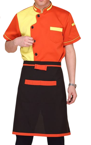 Counter boy uniform, orange